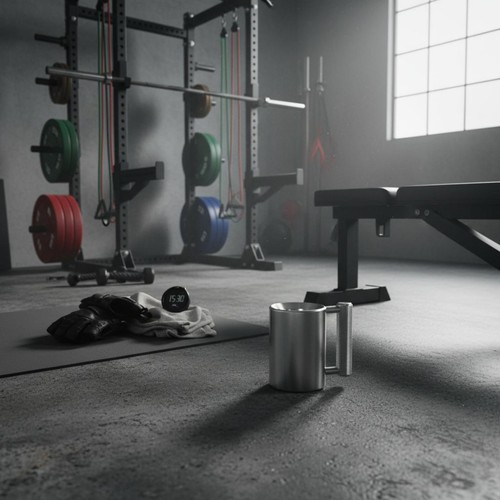 Dumbbell mug long lasting - dumbbell,