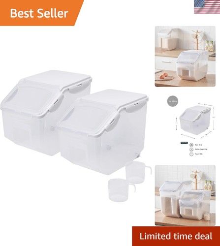 Storage container for rice - container, and
