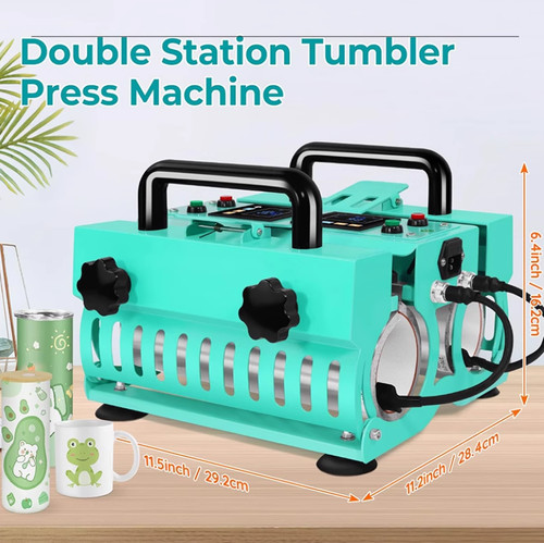 Manual dual station mug baking - dual-station,